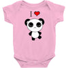 i love panda Baby Onesie