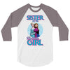 sister of the birthday girl 3/4 Sleeve Shirt