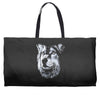 round neck dog wolf Weekender Totes
