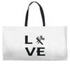 love hairstylist Weekender Totes