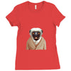 Vesikalik maymun Ladies Fitted T-Shirt
