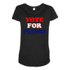 Vote For Pedro Maternity Scoop Neck T-shirt