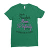 I Love My Trucker To The Moon And Back To Infinity And Beyond Forever Ladies Fitted T-Shirt