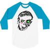punk zombie baseball 3/4 Sleeve Shirt