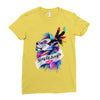 King Of Jungle Ladies Fitted T-Shirt