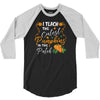 fall i teach the cutest pumpkins 3/4 Sleeve Shirt