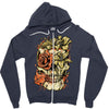 death flower Zipper Hoodie