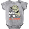 This Girl Loves Her Dachshund Baby Onesie