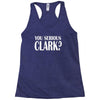 you serious Racerback Tank