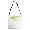 sarcasm loading funny computer tech gee Adjustable Strap Totes
