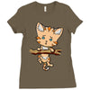 keep holding on Ladies Fitted T-Shirt