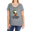 Happiness is Camp Ladies Curvy T-Shirt
