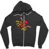 pew pew deadpool Zipper Hoodie