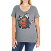 ded, dead, and deadly Ladies Curvy T-Shirt