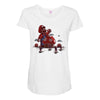 mushroom eater Maternity Scoop Neck T-shirt