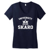 university of skaro Women's V-Neck T-Shirt