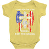 stand for the flag kneel for the cross Baby Bodysuit