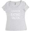 eating tacos Women's Triblend Scoop T-shirt