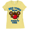 red nosed bear Ladies Fitted T-Shirt
