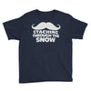 mustaching through snow Youth Tee
