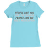 people like you Ladies Fitted T-Shirt