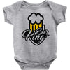 beer king Baby Onesie