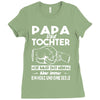 papa und tochter Ladies Fitted T-Shirt