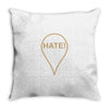 Hate Throw Pillow