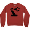 black robot Crewneck Sweatshirt