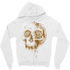 skull water color Zipper Hoodie