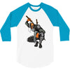 deathstroke marron 3/4 Sleeve Shirt