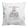 black knight is my champion Throw Pillow