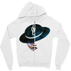 Space Love Zipper Hoodie