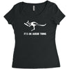 cricket it's an aussie thing Women's Triblend Scoop T-shirt