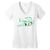vegan Women's V-Neck T-Shirt