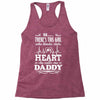 There's This Girl Who Stole My Heart She Calls Me Daddy Racerback Tank