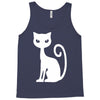white cat funny Tank Top