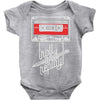 roll and replay Baby Onesie
