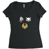 animal bad Women's Triblend Scoop T-shirt