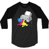 printer 3/4 Sleeve Shirt