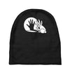 rabbit silhouette Baby Beanies