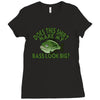 bass look big Ladies Fitted T-Shirt