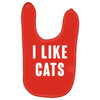 i like cats Baby Bibs