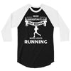 who loves running1 3/4 Sleeve Shirt