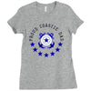 proud coastie dad Ladies Fitted T-Shirt