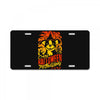 crazy halloween pit lady License Plate