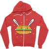 bun bun Zipper Hoodie
