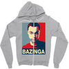 bazinga poster, ideal birthday gift or present Zipper Hoodie