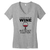 i could give up wine Women's V-Neck T-Shirt