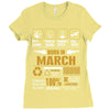 born march multitasking problem solving Ladies Fitted T-Shirt